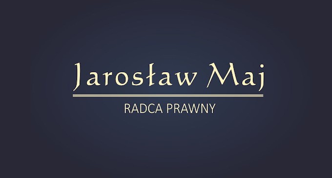 Radca prawny Jarosław Maj