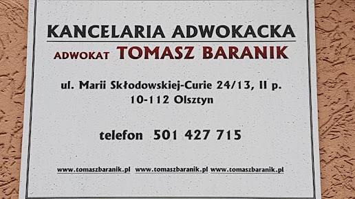 Kancelaria Adwokacka Adwokat Tomasz Baranik